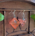 Boucles Orange/Argent