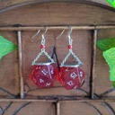 Boucles Rouge/Argent